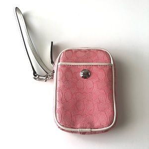 Coach Wristlet/Phone/ Camera holder